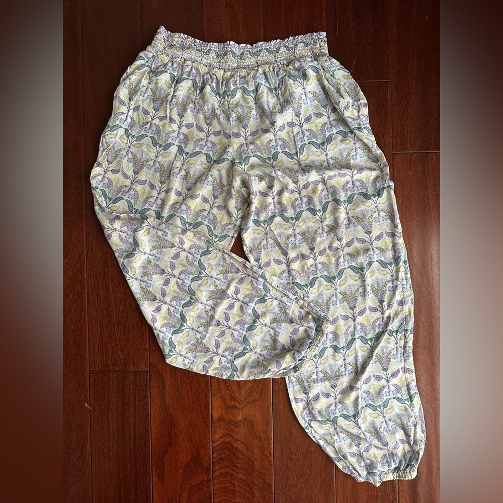 Tory Burch swim coverup/lounging pant, size L